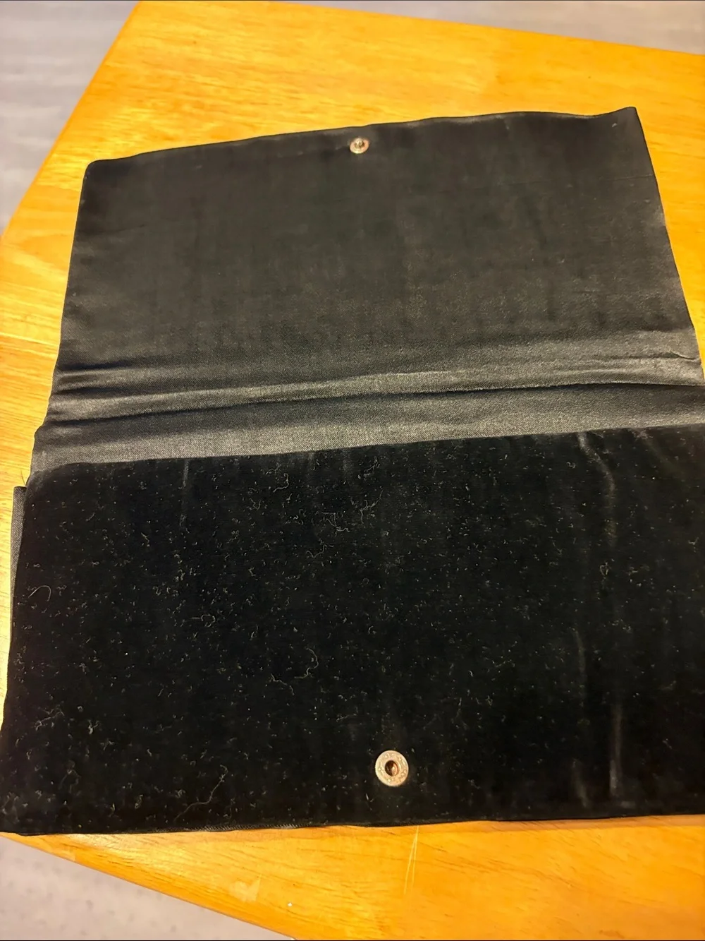 Vintage Embellished Black Velvet Peacock Clutch